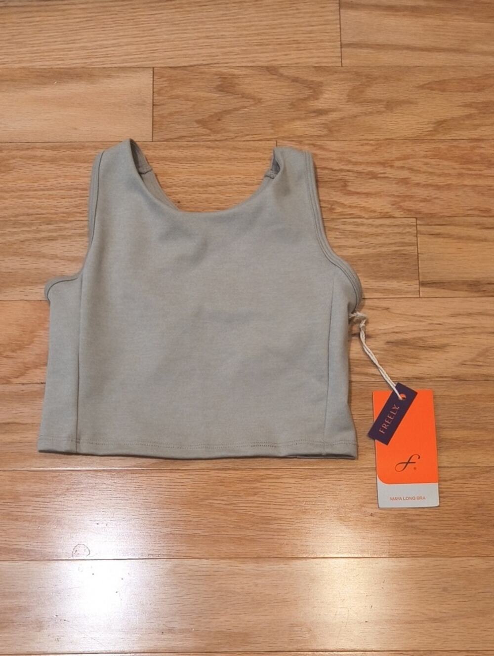 Freely Girls Crop Tank Top - Mara Long Bra Size S 7/8 NWT